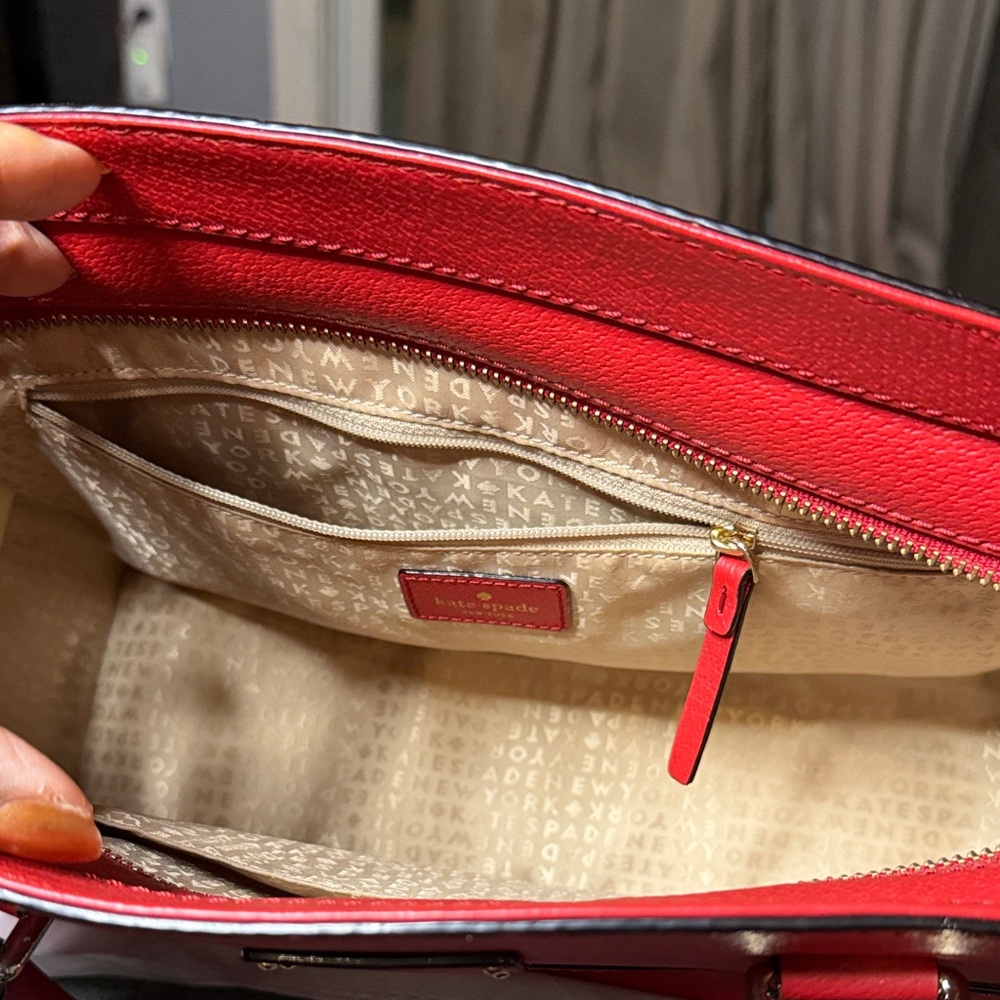 Kate Spade Vibrant Red Satchel - Picture 5 of 7